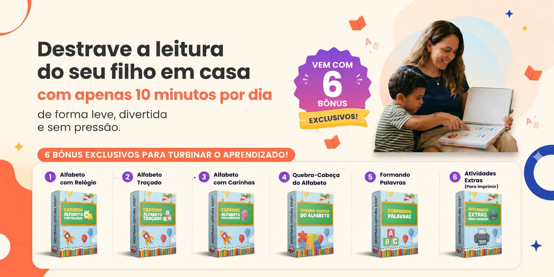 Arsenal Completo de Alfabetização Destrava Leitura Kids